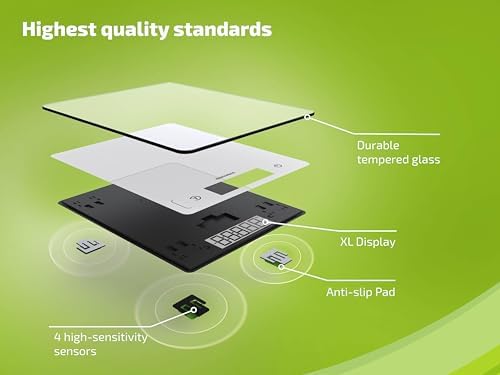 Bild 2 - Soehnle Page Comfort 300 slim, digitale Küchenwaage, silber, Gewicht bis zu 10 kg (1-g-genau), Haushaltswaage mit Sensor-Touch, elektronische Waage inkl. Batterien, ultraflaches Design