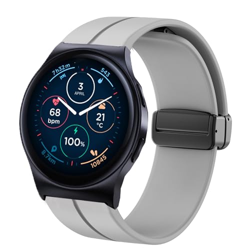 Correa suave de silicona magnética para Moto Watch miniatura 1