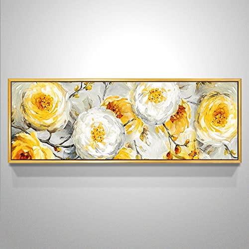Point De Croix Diamant Fleurs : Solution Simple pour Décorer un Grand Mur Vide de 80x220cm
