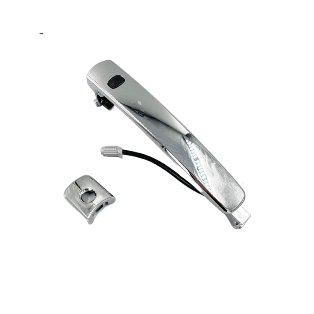 Weaadskzp Type 1 Have Hole Door Outer Handle With Entry Button Compatible With Rogue Murano Fx35 Fx45 G35(Type 1 Have Hole)