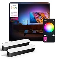 Philips Hue White and Color Ambiance Barra LED Smart Play, 2 pezzi, Kit Base con Lampada Smart e...