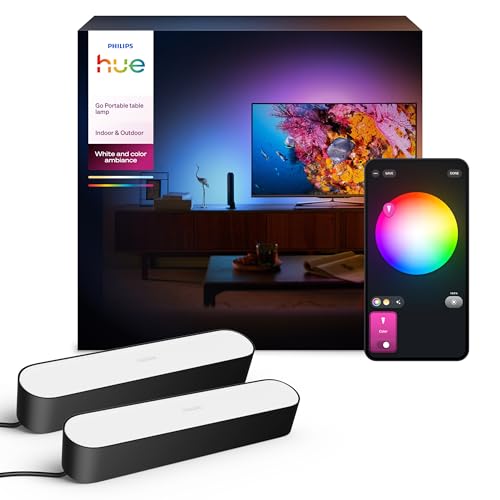 Philips Hue White & Color Ambiance Play Lightbar 2er Pack Basis-Set...
