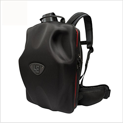 Laptop Backpack 15 (15/15.4/15.6/17 / 17.3) Zoll High-Tech-Rucksack Eva Harte Schale Computer Schultertasche wasserdicht, Grey, 17