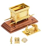 Objet décoratif : à utiliser comme élément décoratif dans votre maison, ajoutant une touche de signification religieuse et de beauté artistique à votre décoration, statue de l'arche d'alliance, ornement religieux d'israël