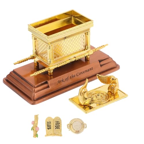 Modèle d'Alliance statue religieuse dorée pour table et étagère