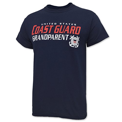 United States Coast Guard Grandparent T-Shirt small navy