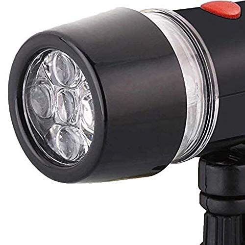 Farol Dianteiro Atrio para Bike com Suporte Resistente à Água Pilhas AAA Preto - BI004