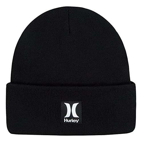 Hurley-boys-One-and-Only-Beanie-Hat-Black-8-18-Years-US