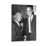 YiXong Poster, Motiv: Malcolm X und Martin Luther King Jr., 