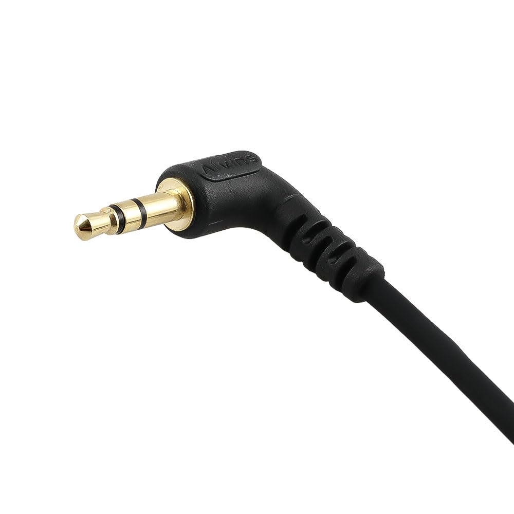 Alvin's Cables 3,5 mm TRS a Dual XLR Cavo Splitter maschio y maschio, 1/8 '' TRS a 2 Cavo audio a 3 pin a 3 pin per Røde Wireless Go II Mixpre Registratore Non bilanciato, 45 cm | 18 pollici