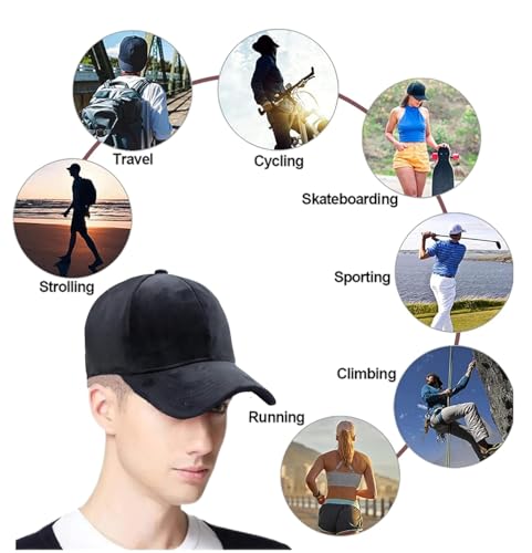 Image of HOBOKEN Comfortable Velvet Head Caps for Men Unisex Boys, Girls & Women Caps, Hat with Adjustable Buckle, Summer caps for Men, Cricket Caps for Men, Sports