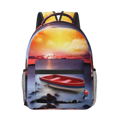 Sac à dos résistant à l'eau pour enfants noir style étudiant