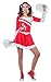 Produktbild Luxuspiraten - Damen Frauen 2-teiliges Cheerleader Kostüm in rot weiß mit 1. FC Köln Logo, perfekt für Karneval, Fasching und Fastnacht, XS, Rot