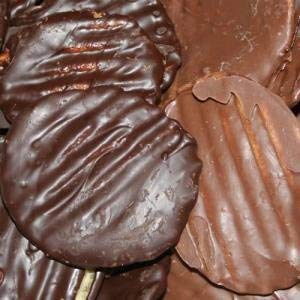 Chocolate Covered Potato Chips (No-Melt Guarantee) (Milk Chocolate, One Pounds)