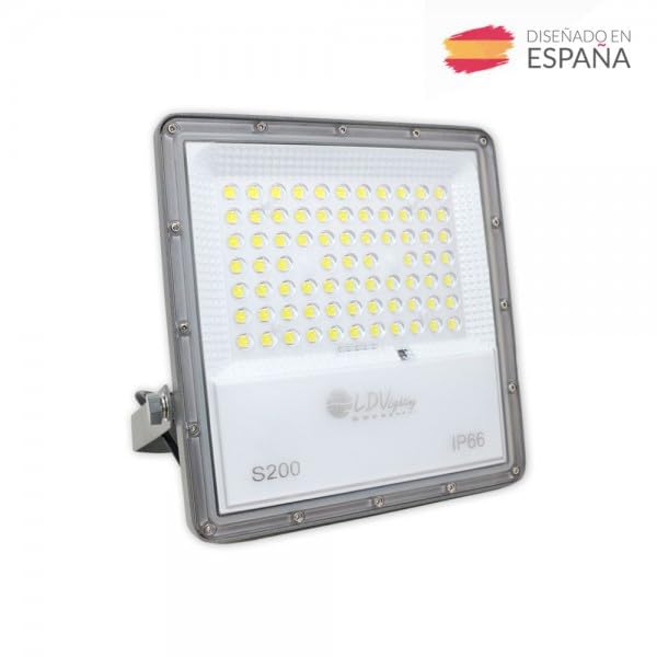 Foco solar 300W luz solar exterior foco solar exterior luz exterior solar potente proyector solar foco led con placa solar