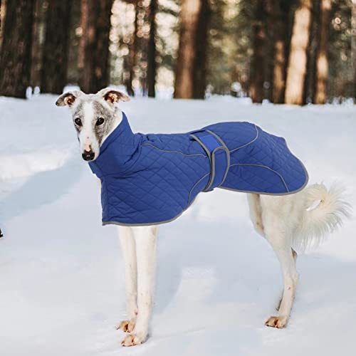 Morezi Greyhound Winter Coat, Whippet Coat with Padded Fleece Lining - Image 2