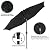 MEWAY 10ft Patio Umbrella Outdoor Umbrellas with Push Button Tilt & Crank Lift System, Large Market Deck Pool Backyard Garden Sunshade Umbrella 8 Sturdy Ribs UV Protection(10 ft, Black)