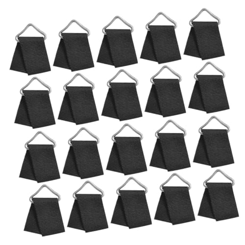 Abaodam 50 Sets Trampoline Triangle Ring Buckles Coated and Webbing Materials Easy to Install Secure Fit for Trampoline Netting Reliable Replacement Parts for Jumping Safety