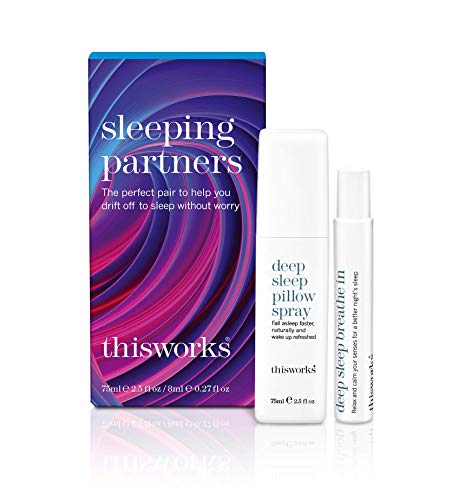 ThisWorks Sleeping Partners Holiday Set: Deep Sleep Pillow Spray 75ml & Deep Sleep Breath In 8ml