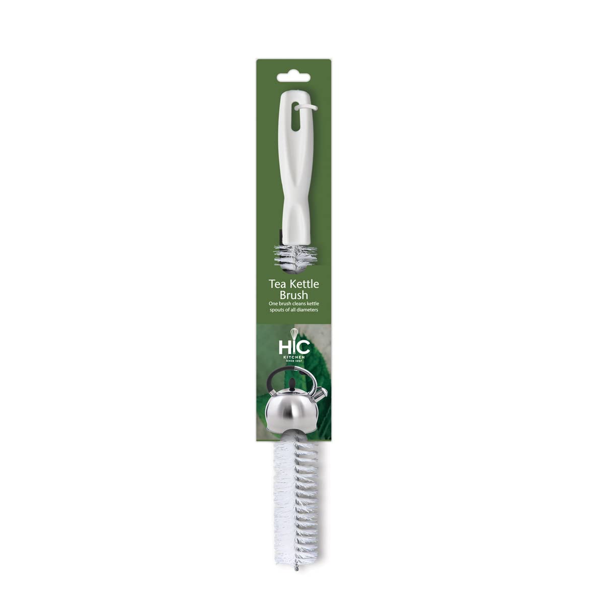 HIC Kitchen Tea Kettle Cleaning Brush for Spouts