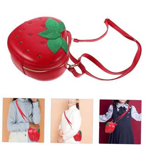 Sac bandoulière fraise : la solution pour ranger les affaires des enfants en balade - 6