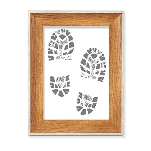 Affiche chaussures de mode cadre bois pour embellir un mur