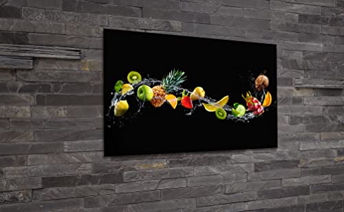 Cryptonite Acrylic Glass Modern Wall Art, Tropical Fruits - Fruits Series - Interior Design - Acrylic Wall Art - Picture Photo Printing Artwork - Multiple Size Options (Wide 30"X 20" Height) #TOP5
