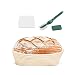 Cesta de Fermentación de Pan Ovalada, Cesta de Fermentación de Pan de Ratán Natural, Cesta de Fermentación de Pan, Cesta Fermentación Redonda de Ratán Natural, Apto para Profesionales y Panaderos