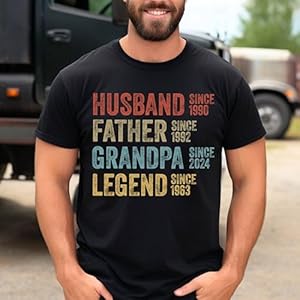 Personalized Grandpa T-Shirt, Legend Husband Dad Papa Grandpa Shirt, Fathers Day Shirts, Custom Grandpa Gifts, Men Shirt Personalized Grandpa T Shirt Legend Husband Dad Papa Grandpa Shirt Fathers Day Shirts Custom Grandpa Gifts Men Shirt