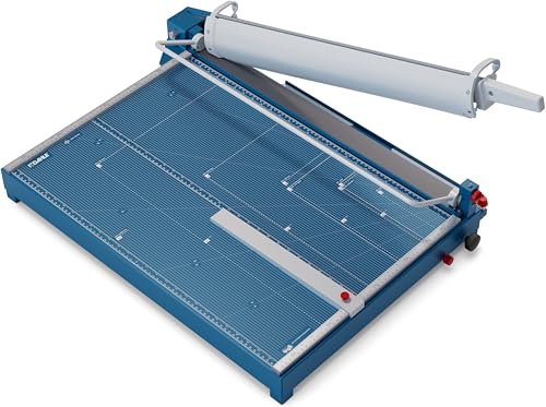 Dahle 569 Premium Hebelschneider, 69,8 cm Schnittlänge, 35 Blatt Kapazität, selbstschärfende Klinge, automatische Klemme, mit Sicherheitsschutz