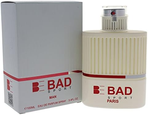 Bodevoke Bad Sport for Men Eau de Parfum Spray, 3.4 Ounce