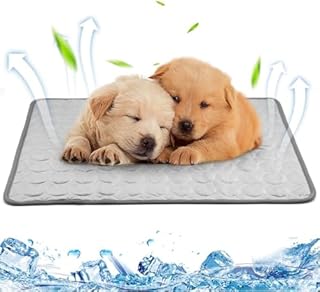 fuzhik Tappetino Refrigerante per Gatti e Cani Tappeto Rinfrescante per Gatti Materassino Refrigerante per Animali Cuscino Perfetto per Cani in Estate 60 x 51 cm