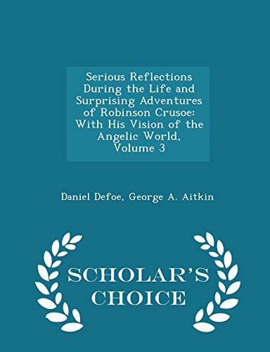 Serious Reflections During the Life and Surpris... 129595981X Book Cover
