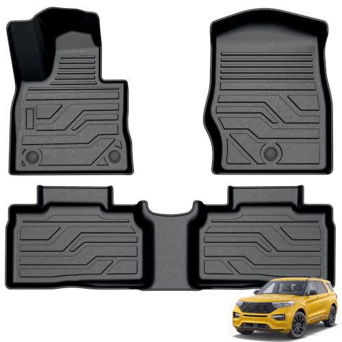 Image of KARPAL Floor Mats for 2020-2026 Ford Explorer 6 & 7 Seats