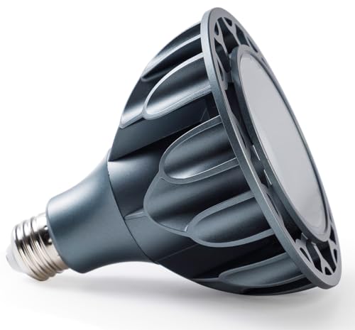 Par38 Underwater LED Pool Lights 120V 60 Watt Equivalent, Energy Efficient 30W, High Bright White 6000K, E26 Standard Base, Replacement for Pentair Hayward 600W Inground Pool Light Bulb