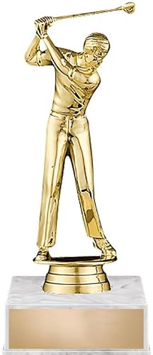 Crown Awards 6.75" Golf Male Trophy On White Base