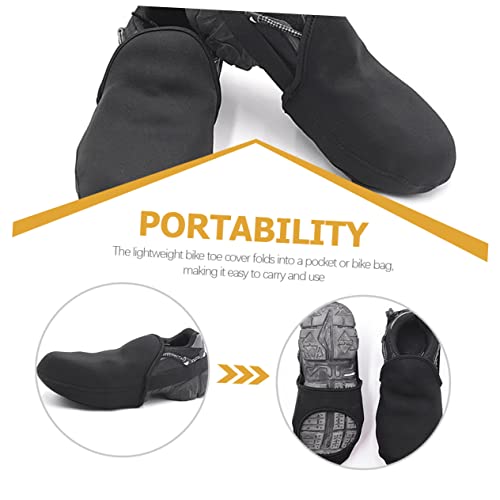 Cubrezapatillas para ciclismo LIOOBO resistencia elastica invierno impermeables para bicicleta de montaña miniatura 6