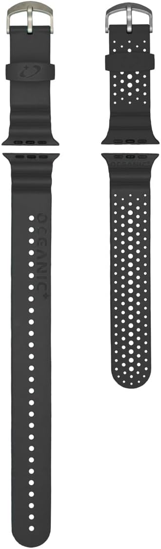 Oceanic+ band for the Apple Watch Ultra and Ultra 2 | Includes 2 bands - one for dive use and one for daily wear | 45mm | Comfortable silicone material