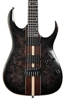 Solidbody Electric Guitar with Basswood Body 2 Humbucking Pickups - Deep Twilight Burst Maple/Walnut Neck Poplar Burl Top