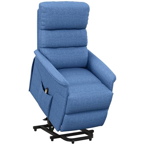 HOMCOM Power Lift Recliner Chair for Elderly, Easy Assembly, Fabr...