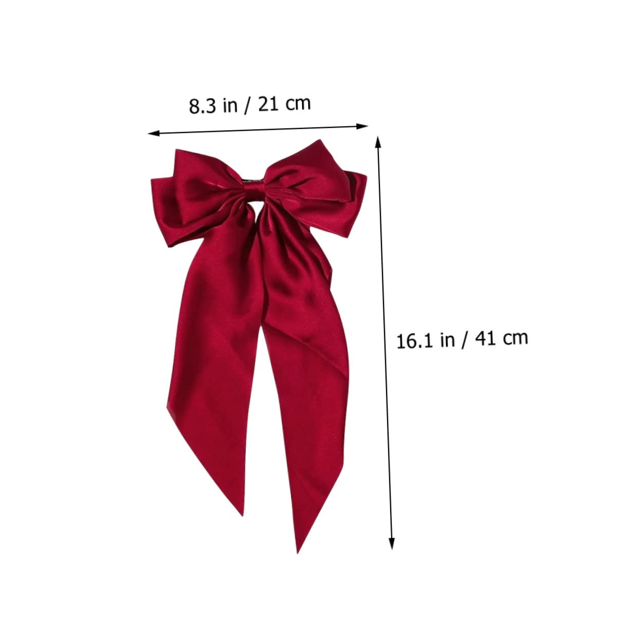 Healeved 8piezas De Pelo Para Mujer Lazo Grande Accesorios De Cabello Para Niñas y Burdeos Clips Resistentes y Elegantes Para Fiestas y Eventos