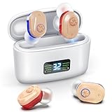 RlsitKee Hearing Aids, Hearing Aids for Seniors, Rechargeable, Hearing Amplifiers with HD digital Displays and Charging Case, Hearing Aid with Volume Adjustable and Noise Reduction for Hearing Loss