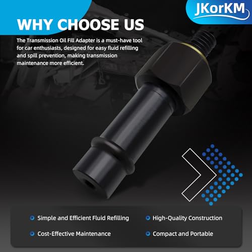 Image of Transmission Oil Fill Adapter Compatible with Gm 8l90, Dt-51190