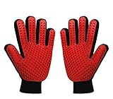 Pet Grooming Glove,Gentle Deshedding Brush Glove Hair Remover Brush for Dogs,Cats with Long & Short...