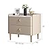 BGGJJ Bedside Table Light Luxury Nightstand All Solid Wood Bedroom Modern Simple Storage Small Cabinet Bedside Rock Plate Small Bedside Organizer Side Tables Bedroom(40x40x50cm)