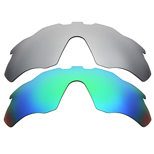 Lentilles de remplacement Oakleys Radar Pace Titanium Vert taille unique