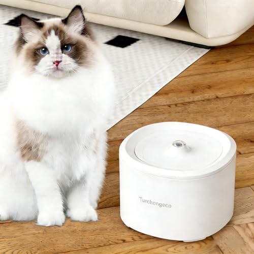 Fuente automática para beber agua para gatos y mascotas miniatura 3