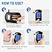 LAMJAD Breathalyzer,with 31 mouthpieces, Professional Tester with Digital LCD Display Screen, Police Grade High Accuracy (AT6000)