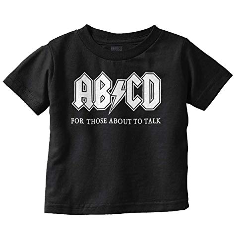 Brisco Brands ABCD Alphabet Cute Funny Newborn Rocker Toddler Infant T