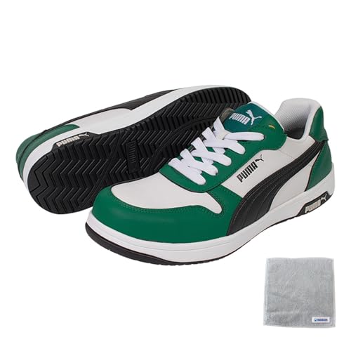 プーマ] 安全靴 フロントコート ローカット グリーン 26.5cm ハンド